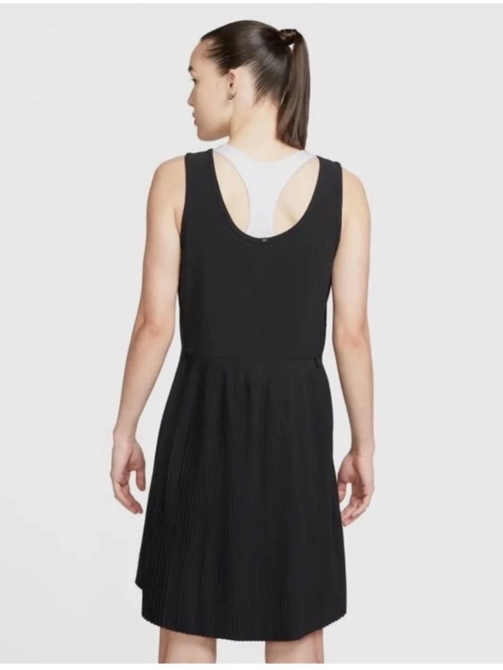 Nike Dri-FIT Athletic Ace Mini Golf Lightweight Flowy Dress Black Size XL NWT